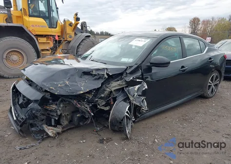 2021 Nissan Sentra Sr Xtronic Cvt из США, поврежденный, VIN 3N1AB8DV5MY212989